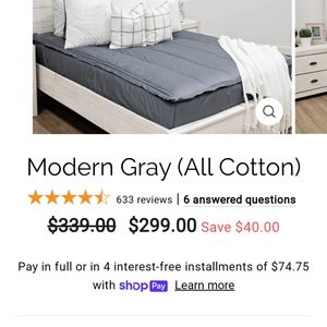 Beddy's Modern Gray King Size (All Cotton)